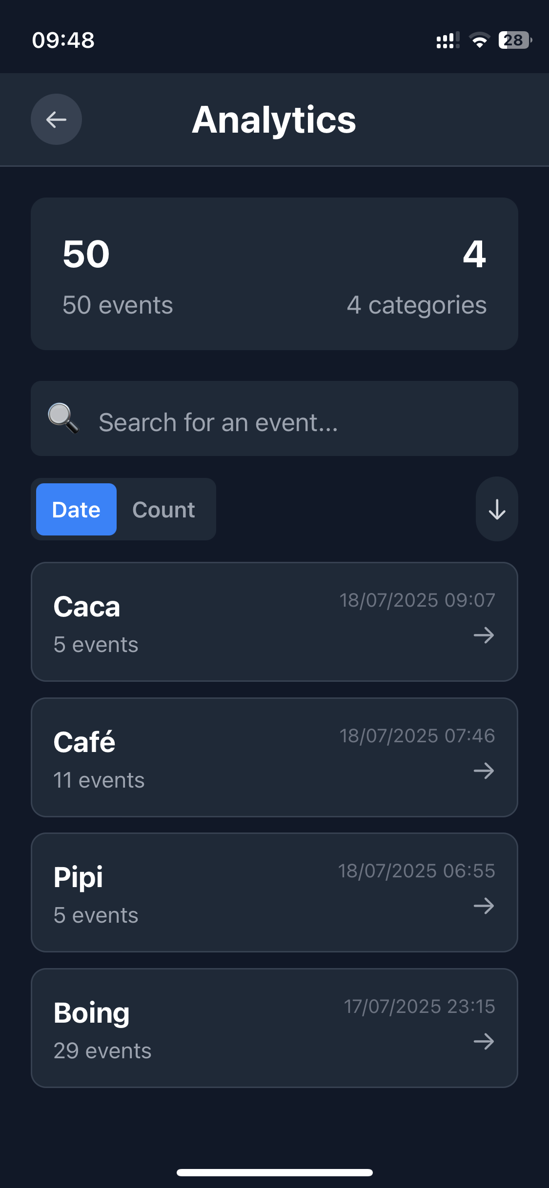 WhenWhere App Screenshot 3